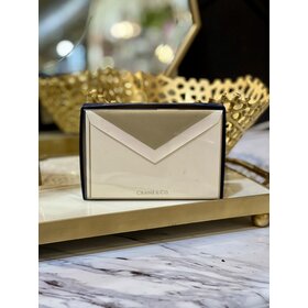 Ecru/Gold Lg Cards Set of 10