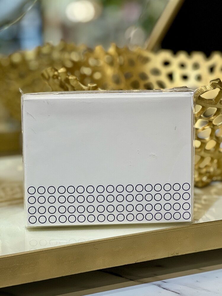 Blue Bubbles Note Set of 10