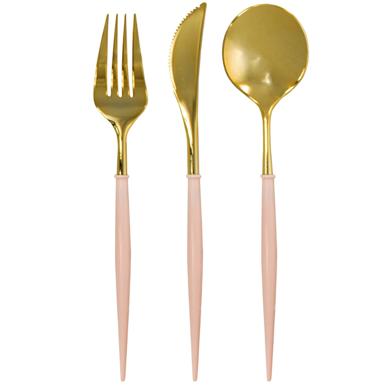 Bella Flatware Set-Blush