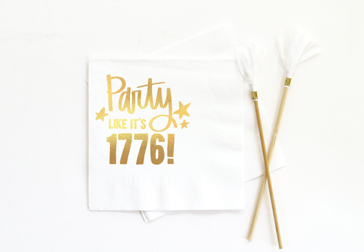 Party/1776 Napkin-White