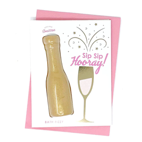 Sip Sip Hooray! Fizzy Card