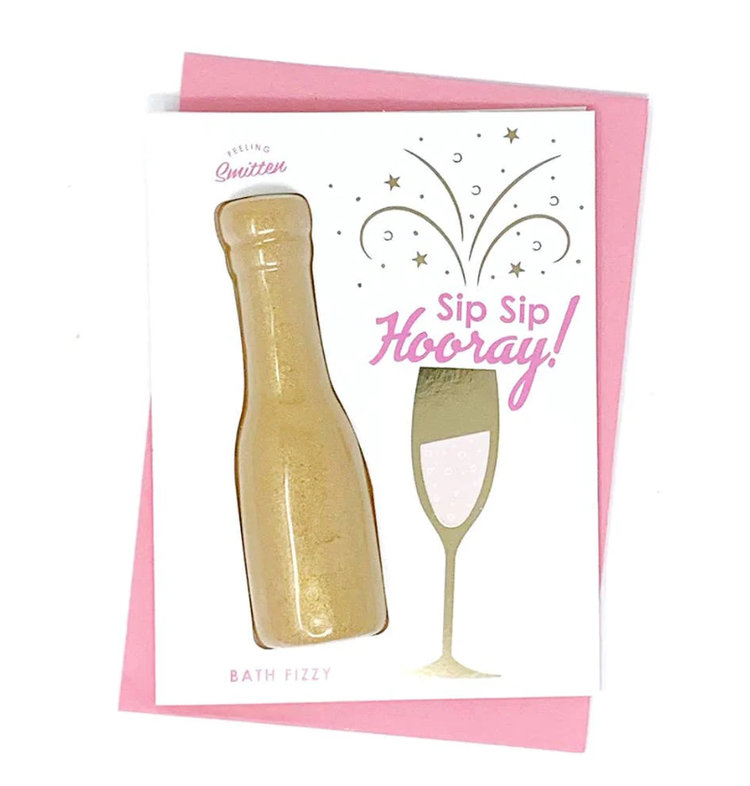 Sip Sip Hooray! Fizzy Card