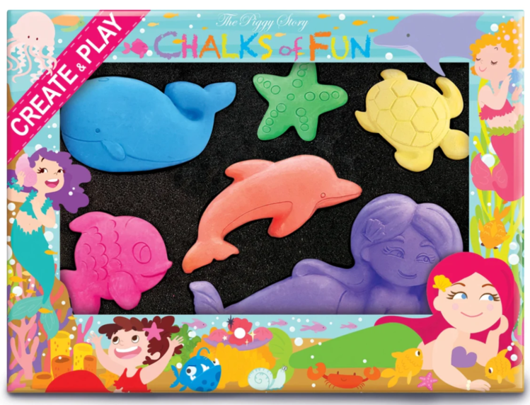Chalk Critters-Mermaids
