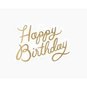 Rifle Birthday Gift Tags 8pk