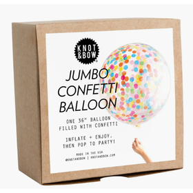 Jumbo Confetti Balloon Assorted