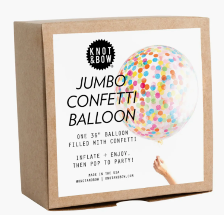 Jumbo Confetti Balloon Assorted