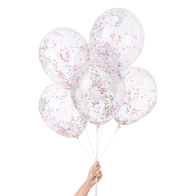 DIY Confetti Balloons Rainbow