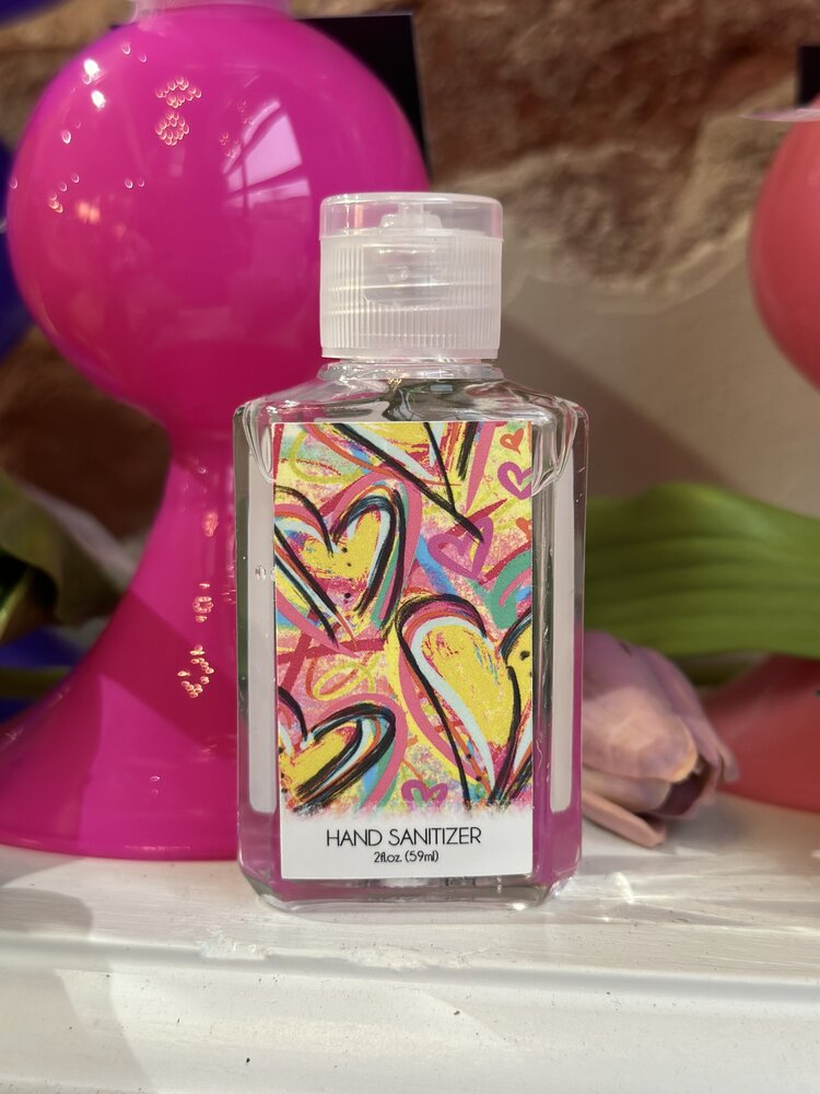 Heart Print hand sanitizer