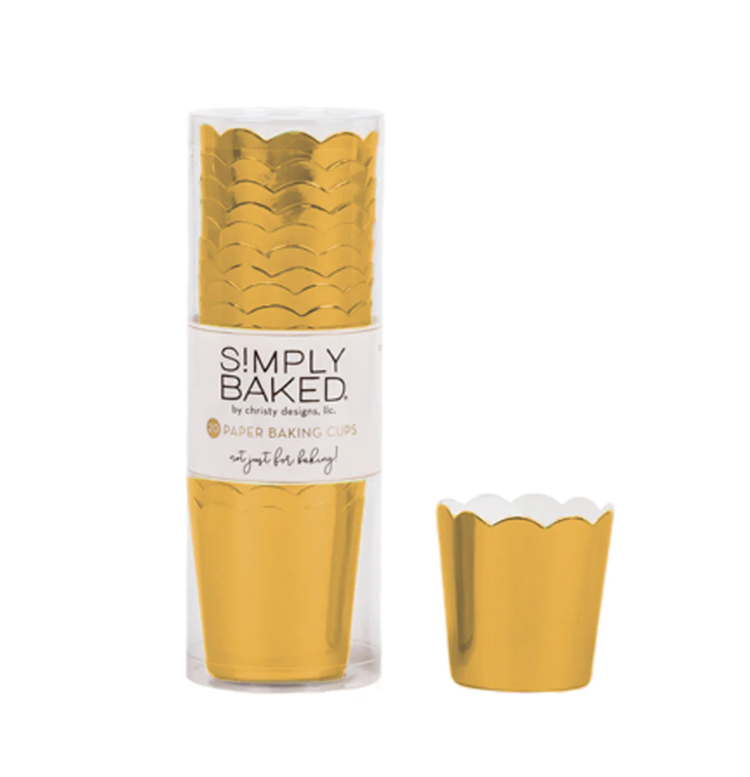 Large Baking Cup-Gold 25pk