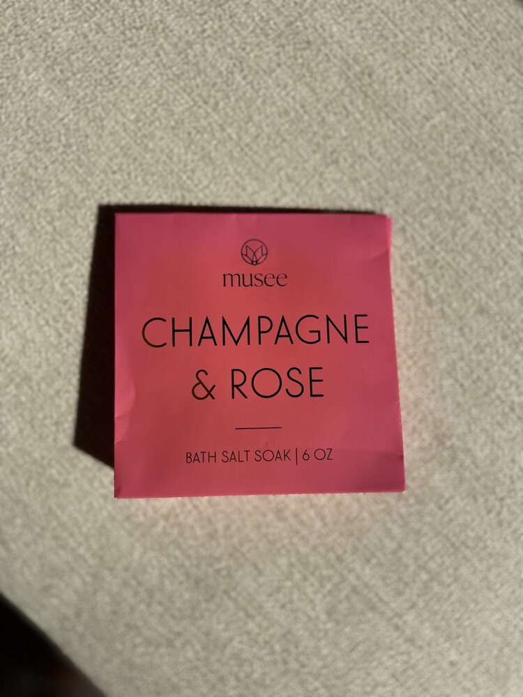Champagne & Rose Mini Bath Salts