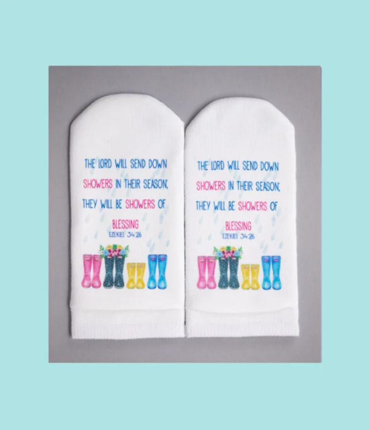 Ezekiel 34:26 SOTW Socks