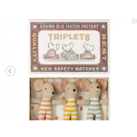 Triplets Baby Mice Matchbox