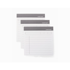 Adhesive Memo Notepad 3/50ct