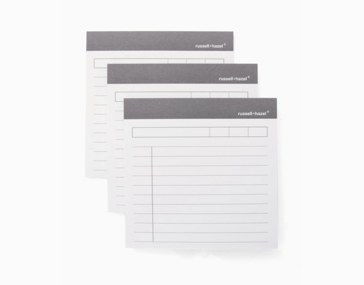Adhesive Memo Notepad 3/50ct