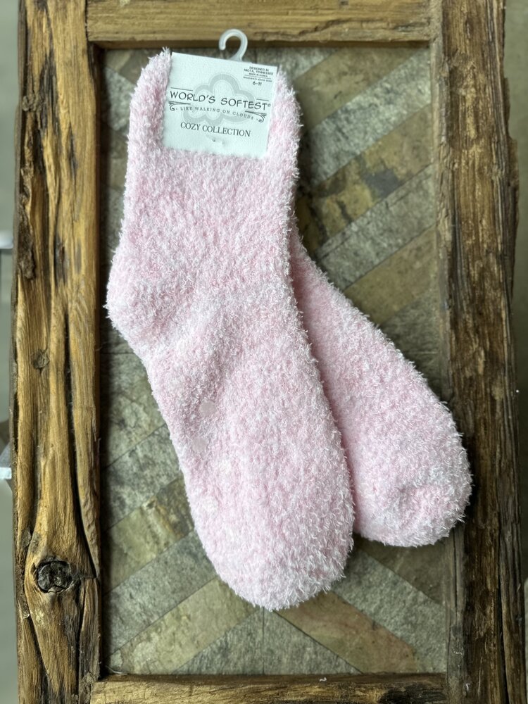 Orchid Pink Gripper Socks