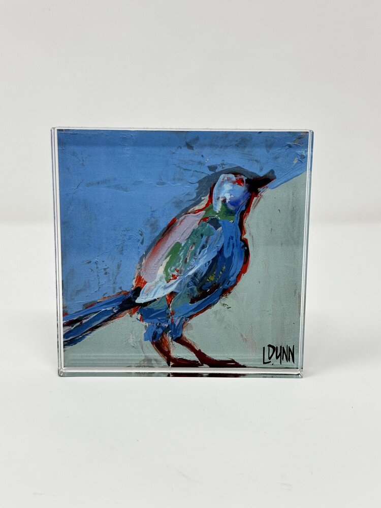 Bluebird Acrylic Block