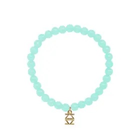 Glass Bead Bracelet Turquoise