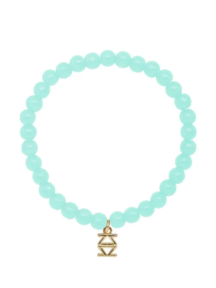 Glass Bead Bracelet Turquoise