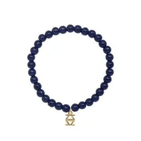 Glass Bead Bracelet Navy
