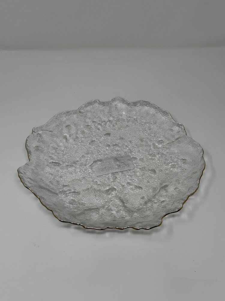 St Germain Salad Plate Clear/Gold