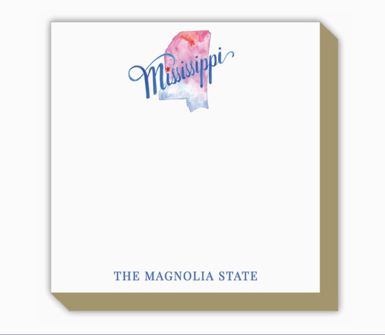 Mississippi Handpainted Luxe Pad