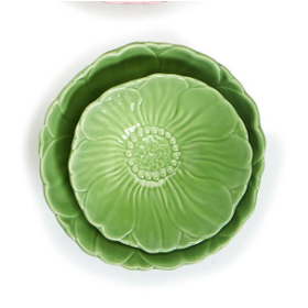 Tidbit Bowls Set of 2 Green