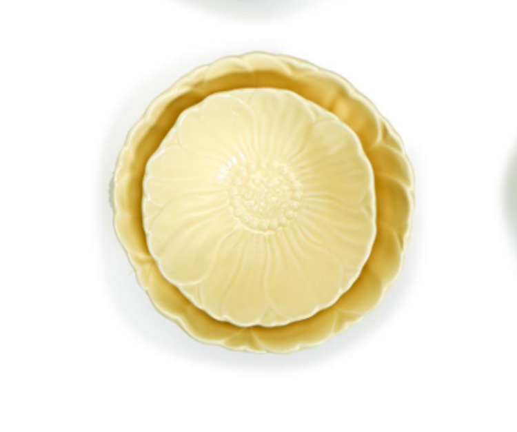 Tidbit Bowls Set of 2 Yellow