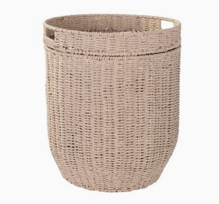 Paper Rope Rattan Basket & Tray Set