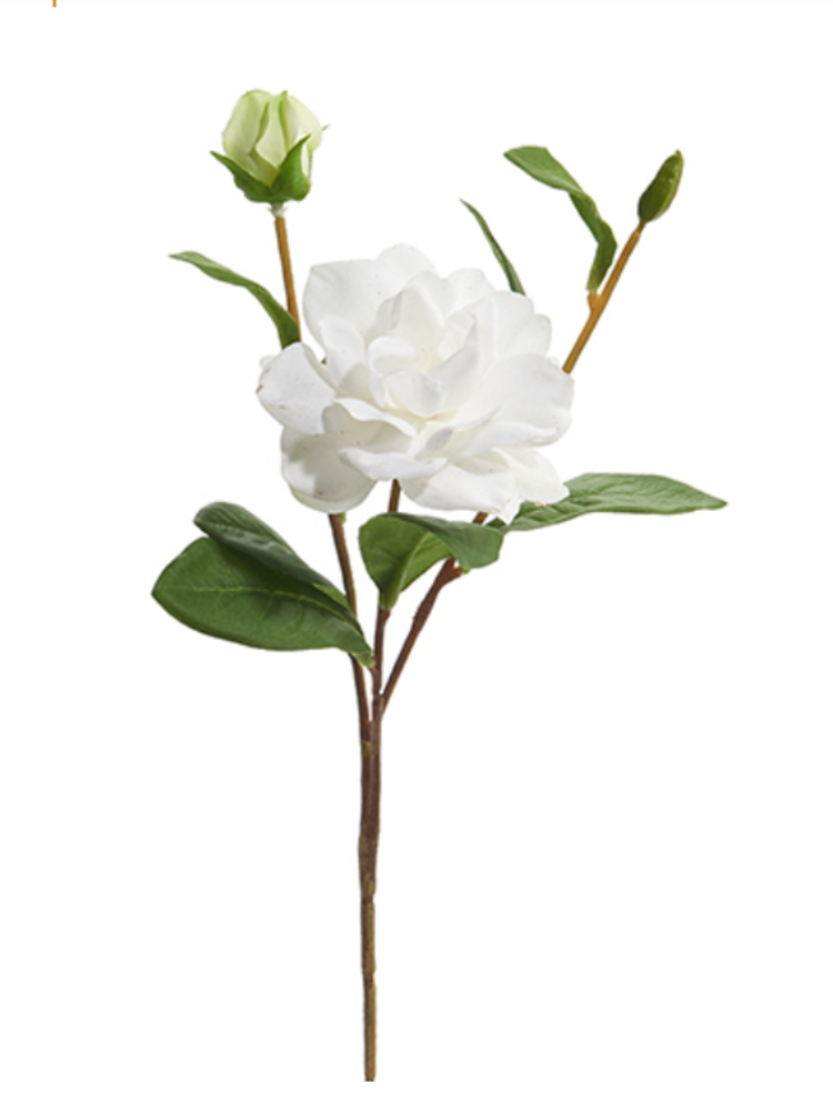 Real Touch Gardenia Spray White 12.5in