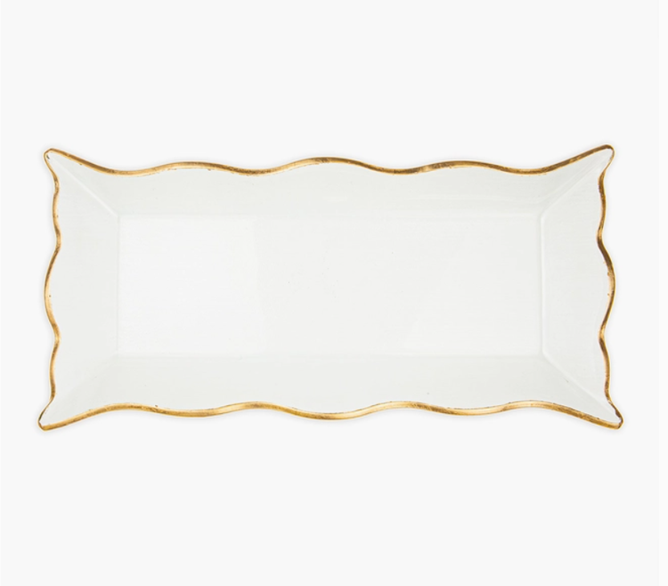 Chateau Platter Clear/Gold