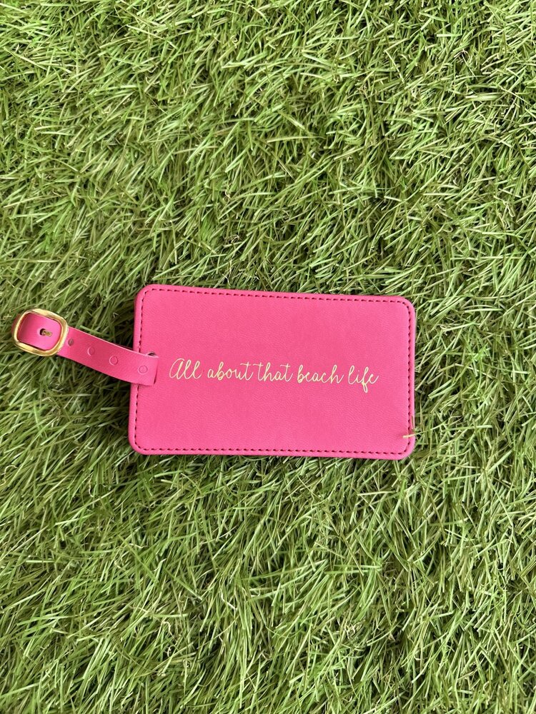 All About The Beach Luggage Tag