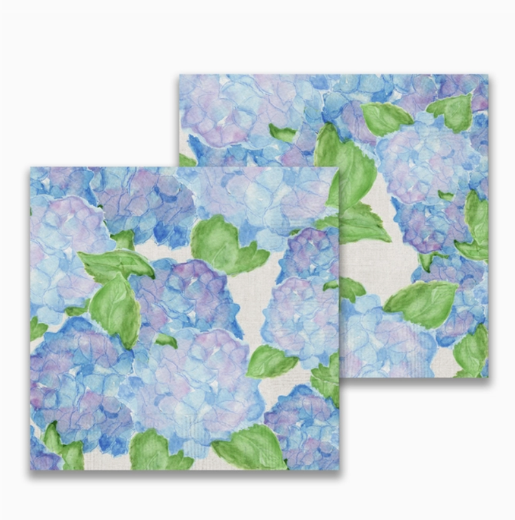 Hydrangea Bouquet Cocktail Napkins