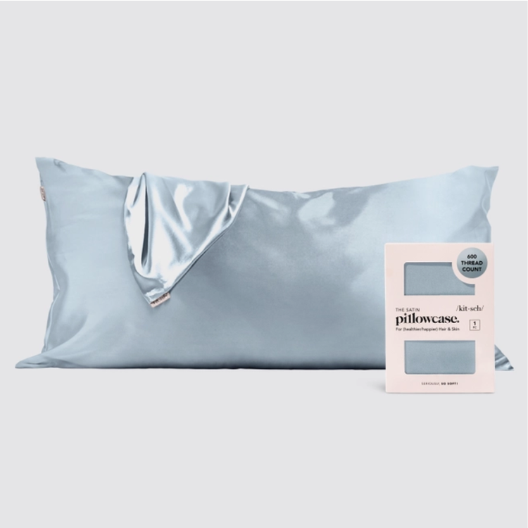 Satin Pillowcase Blue Haze Kg
