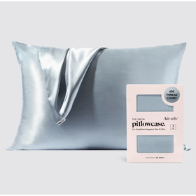 Satin Pillowcase Haze Blue Stan.