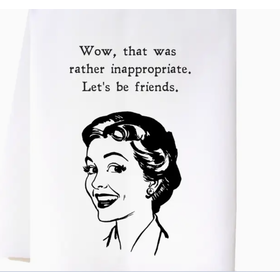 Let's Be Friends Towel