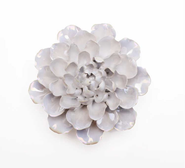 Ceramic Flower Lg Pearl