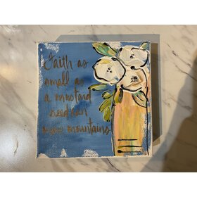 Mustard Seed 6x6 Gospel Art