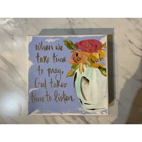 Time To Listen 6X6 Gospel Art