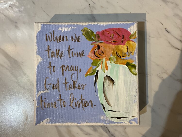 Time To Listen 6X6 Gospel Art