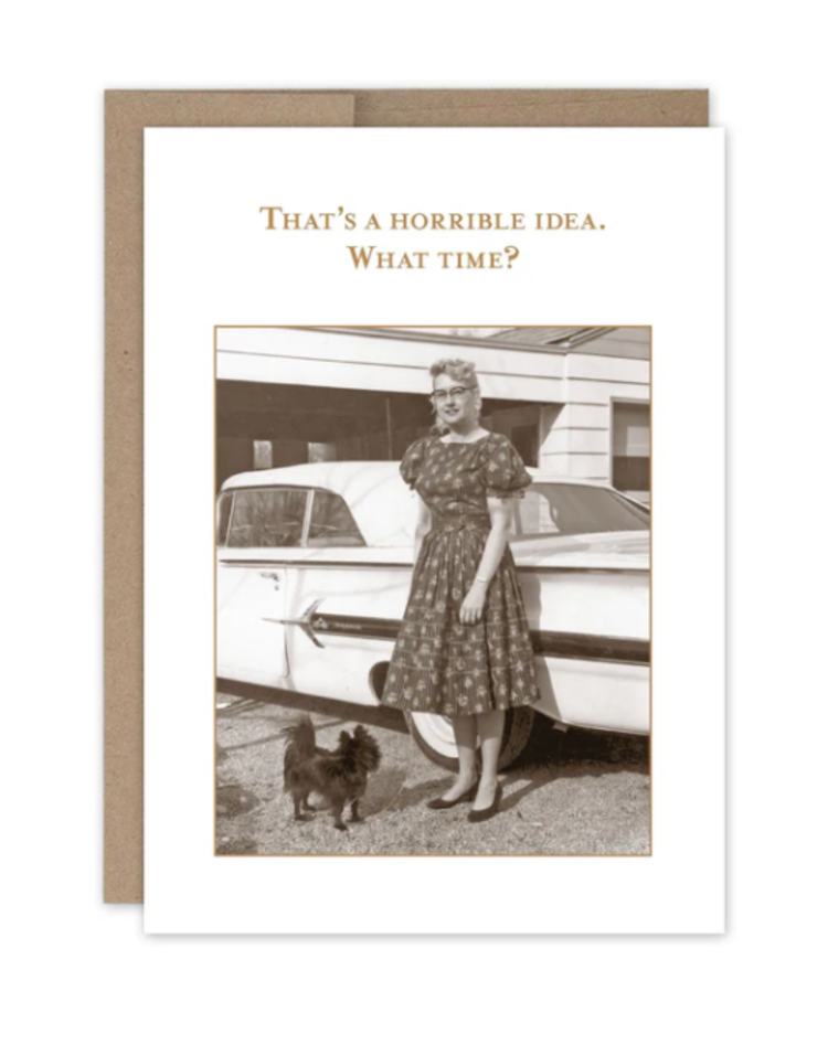 What Time Funny Card