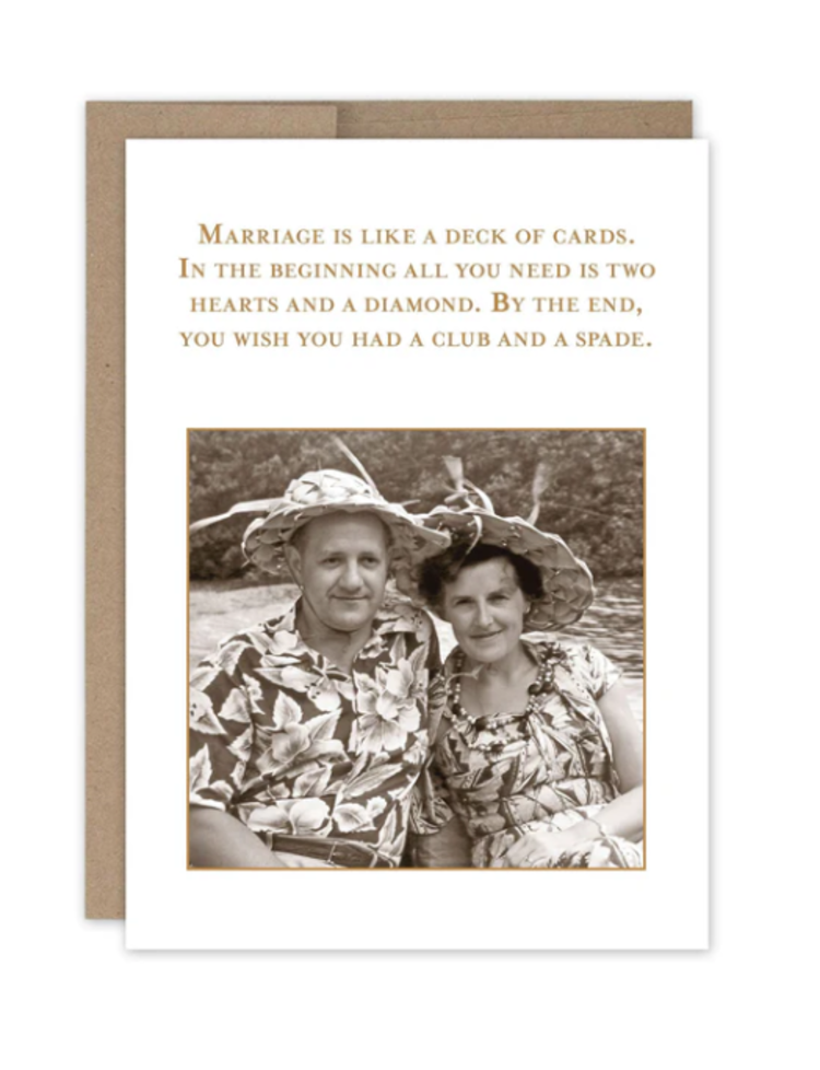 Deck Of Cards Anniversary Card