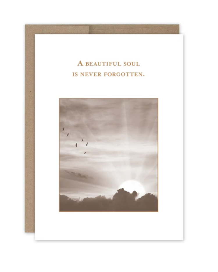 Beautiful Soul Sympathy Card