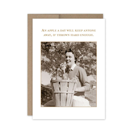 Apple A Day Get Well Card