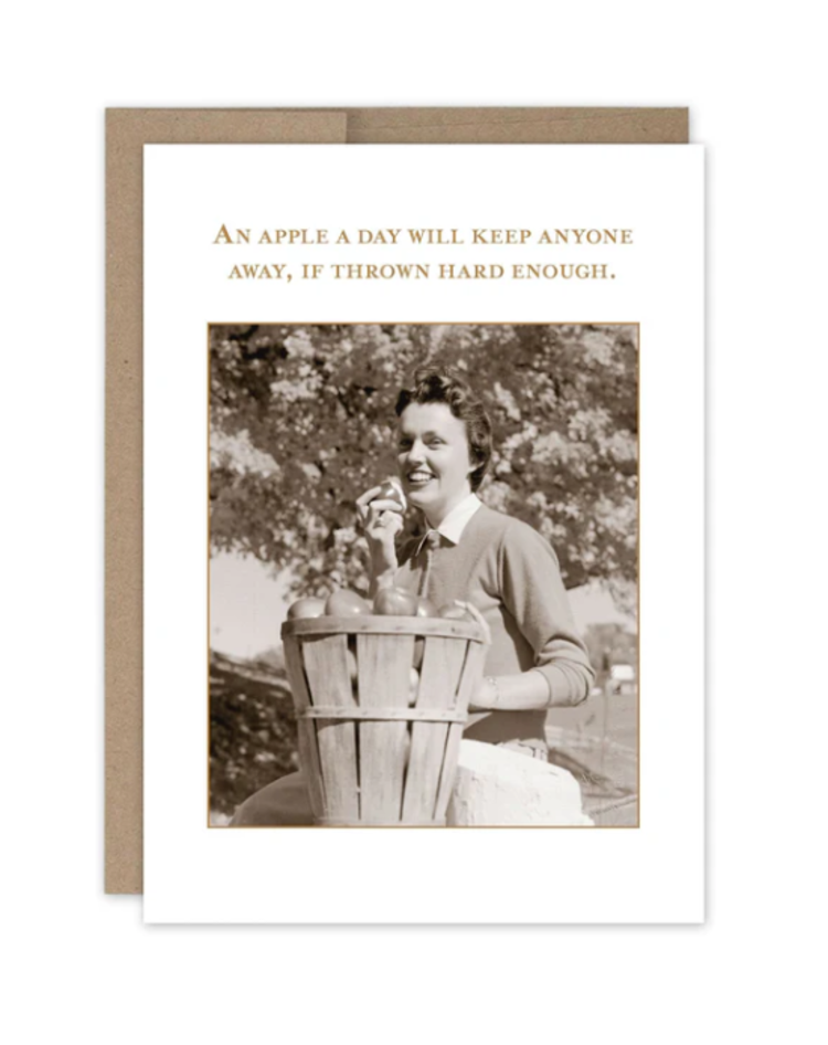 Apple A Day Get Well Card