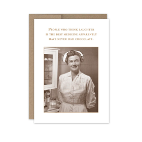 Best Medicine Get Well Card