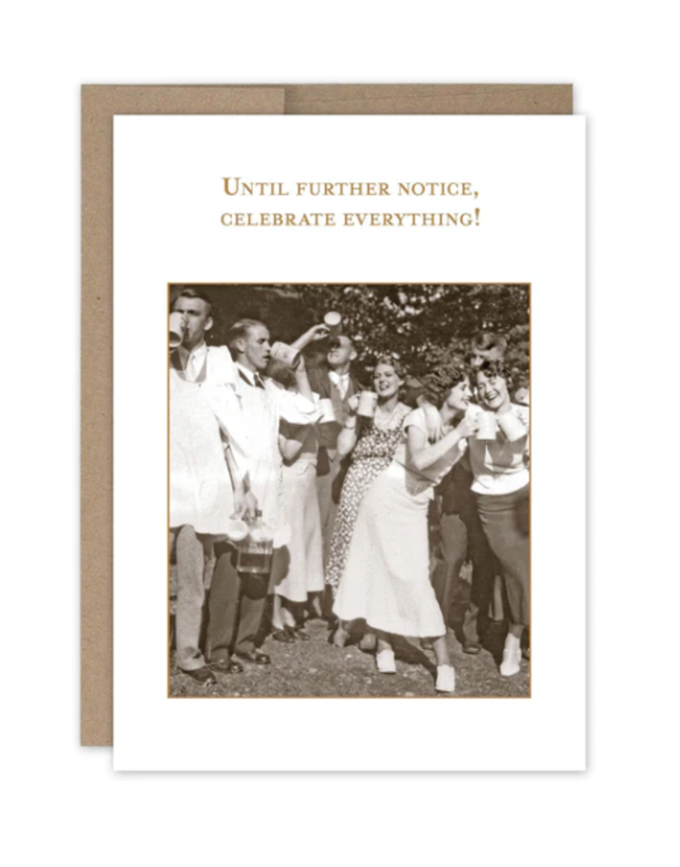 Until Further Notice Congrats Card