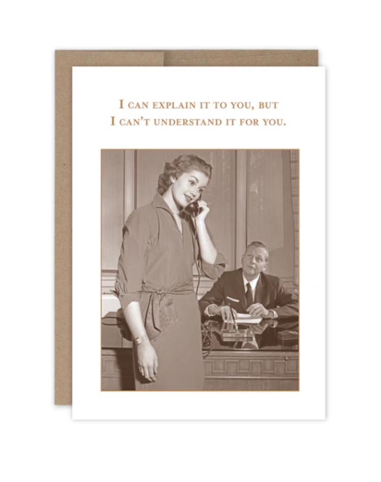 Explain It Birthday Card