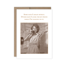 Amaze Myself Birthday Card