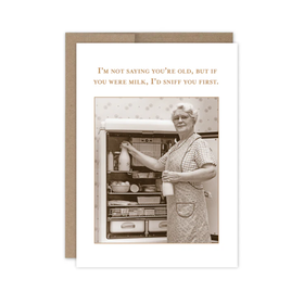 Not Saying Birthday Card