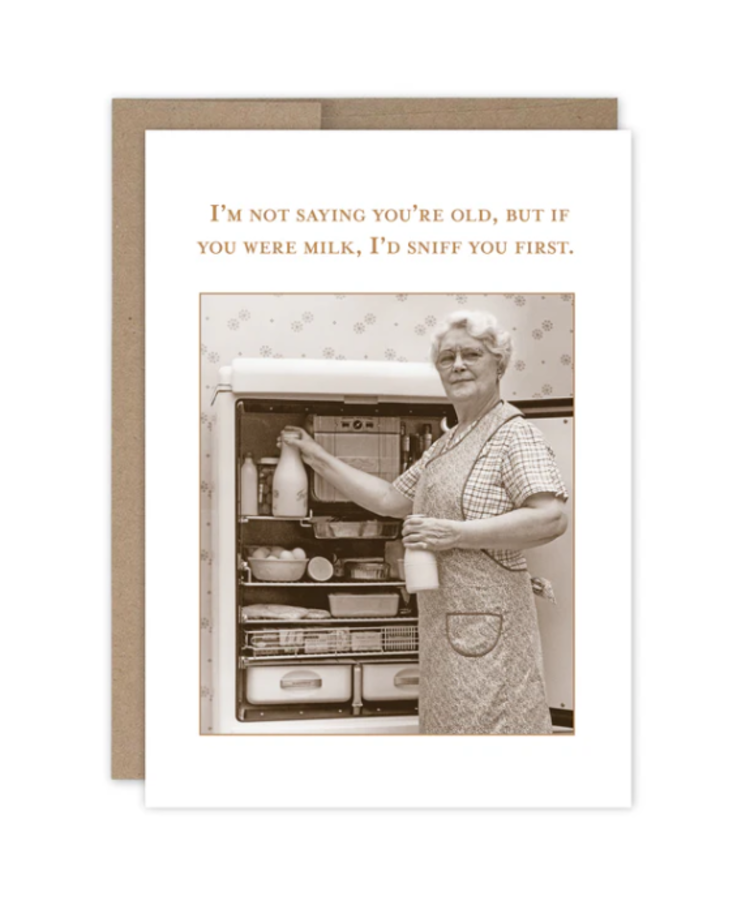 Not Saying Birthday Card